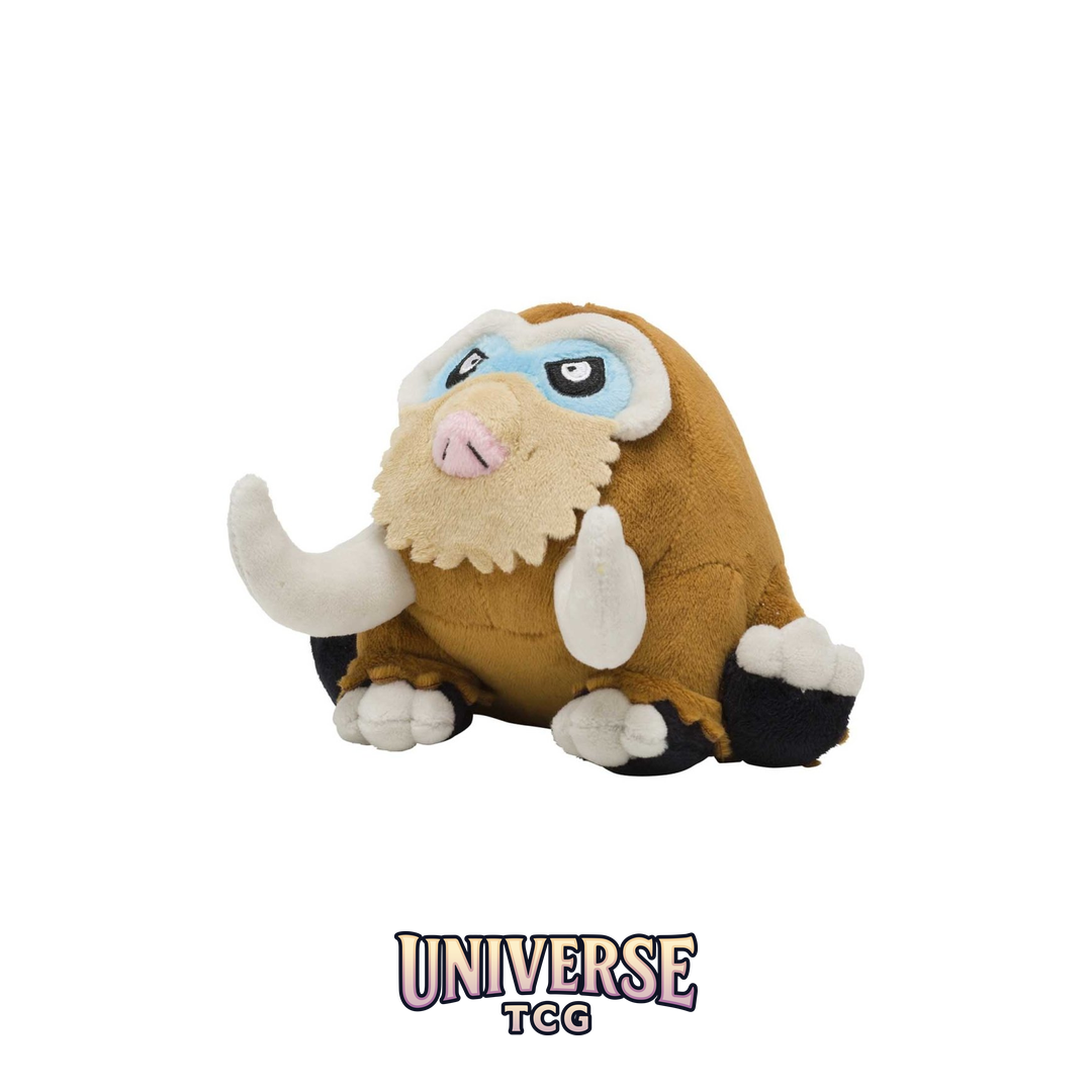 Mamoswine Sitting Cuties Plush - 15.25 cm