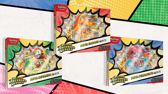 Pokémon TCG: Caja ex Héroes Ascendentes (Meganium ex) – Español