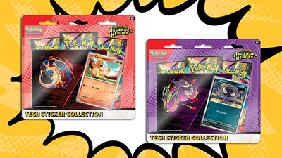 Pokémon TCG: Colección Pegatinas Tech Héroes Ascendentes – Español