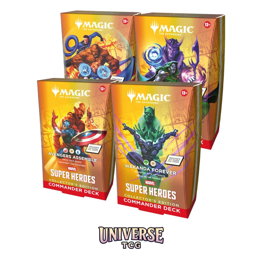 MTG Marvel Super Heroes Collector Deck Display (4 Decks) - English