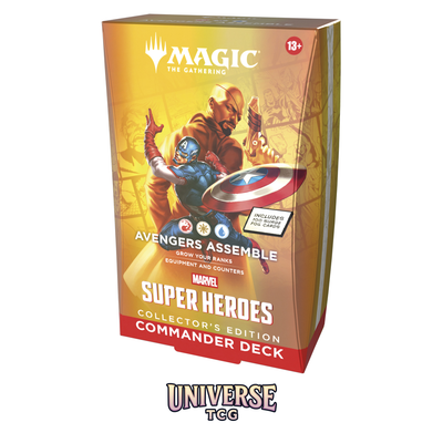 MTG Marvel Super Heroes Collector Deck Display (4 Decks) - English