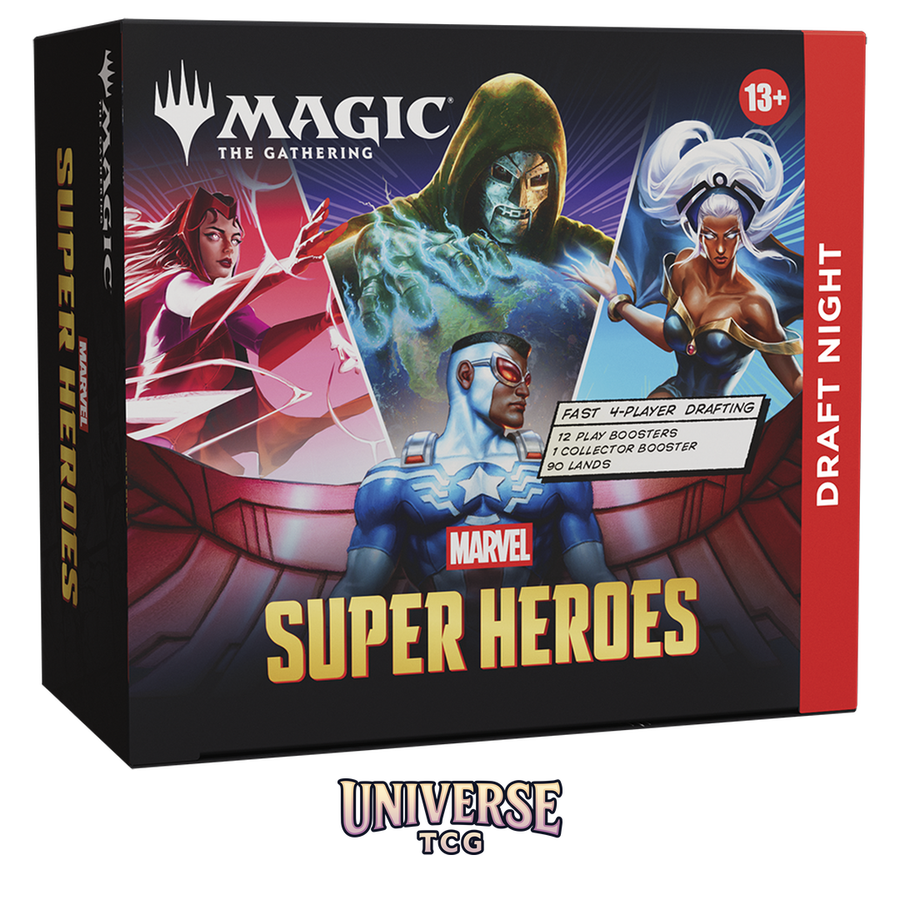MTG Marvel Super Heroes Draft Night English (4-Player Draft Kit)
