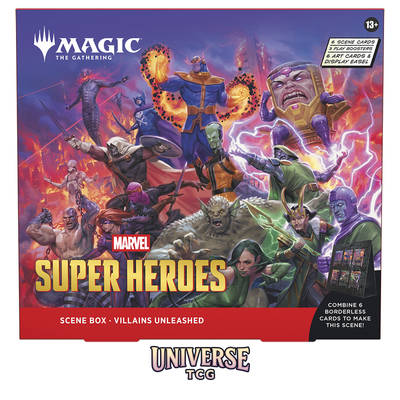 MTG Marvel Super Heroes Scene Box Display English (4 Scene Boxes)