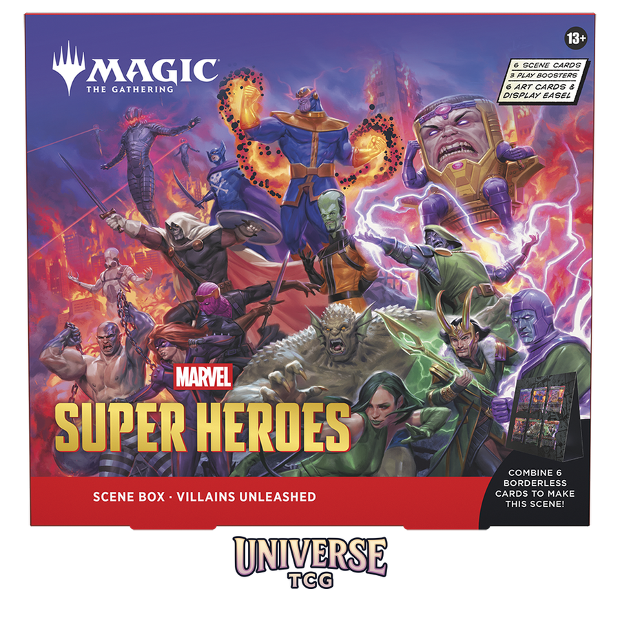 MTG Marvel Super Heroes Scene Box Display English (4 Scene Boxes)