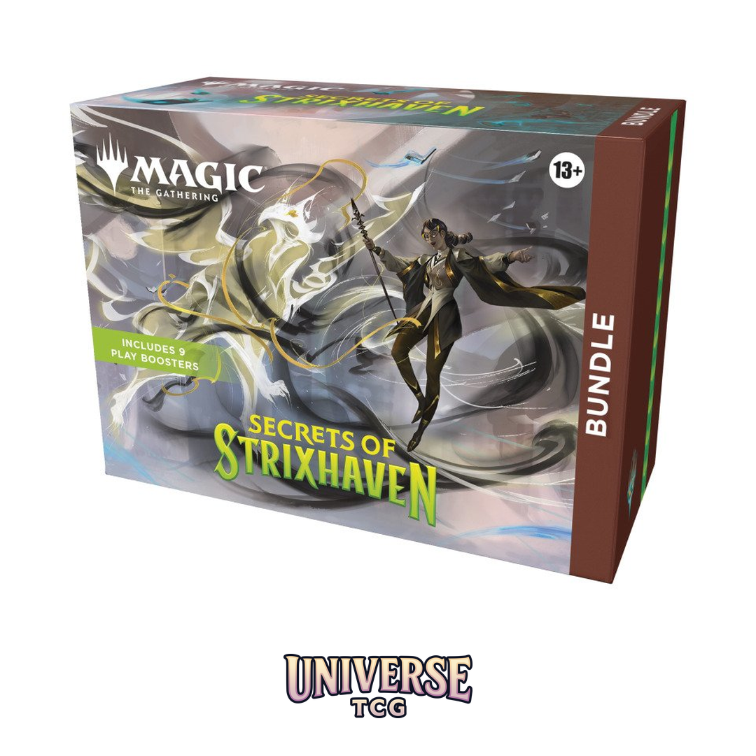Magic: The Gathering Secrets of Strixhaven Bundle with 8 Set Booster packs and accessories