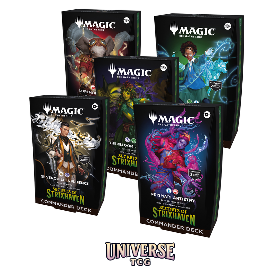 MTG - Secrets of Strixhaven Commander Deck Display (5 Decks) - EN - Universe TCG