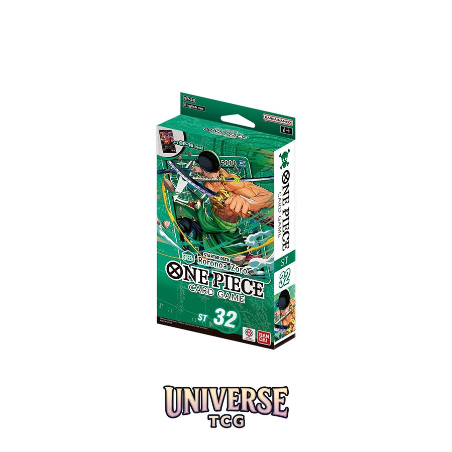 One Piece Card Game Starter Deck Green Roronoa Zoro [ST-32] - English