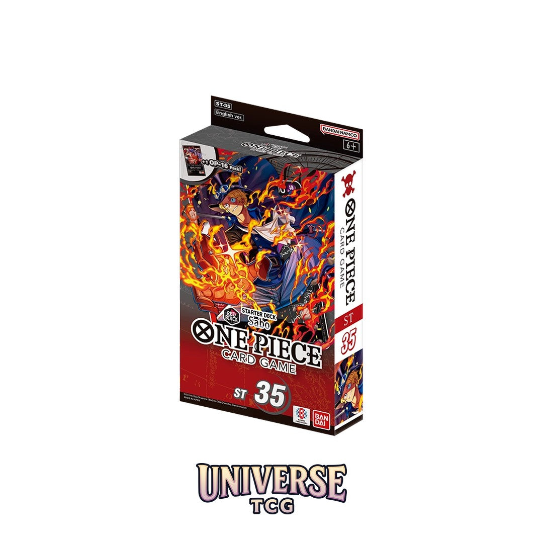 One Piece TCG Starter Deck Red/Black Sabo [ST-35] | Universe TCG