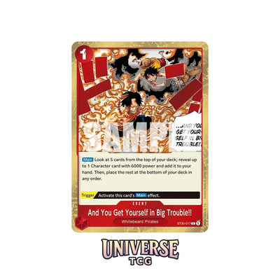 One Piece Card Game: STARTER DECK EX -Luffy & Ace-  [ST-30]