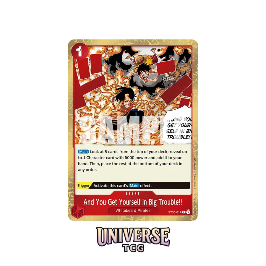 One Piece Card Game: STARTER DECK EX -Luffy & Ace-  [ST-30]