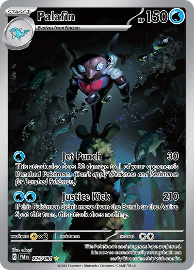 Palafin - Paldean Fates (Illustration Rare) [PAF-225]