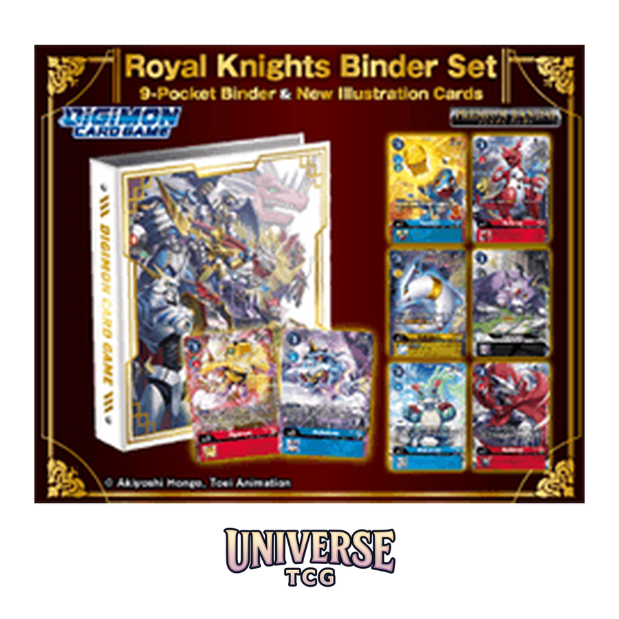 Digimon Card Game PB-13 Premium Set Royal Knights Binder Set - English
