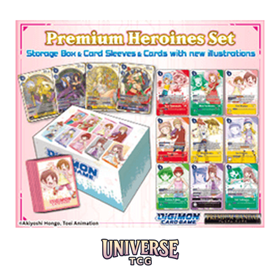 Digimon Card Game PB-18 Premium Set Premium Heroines Set - English