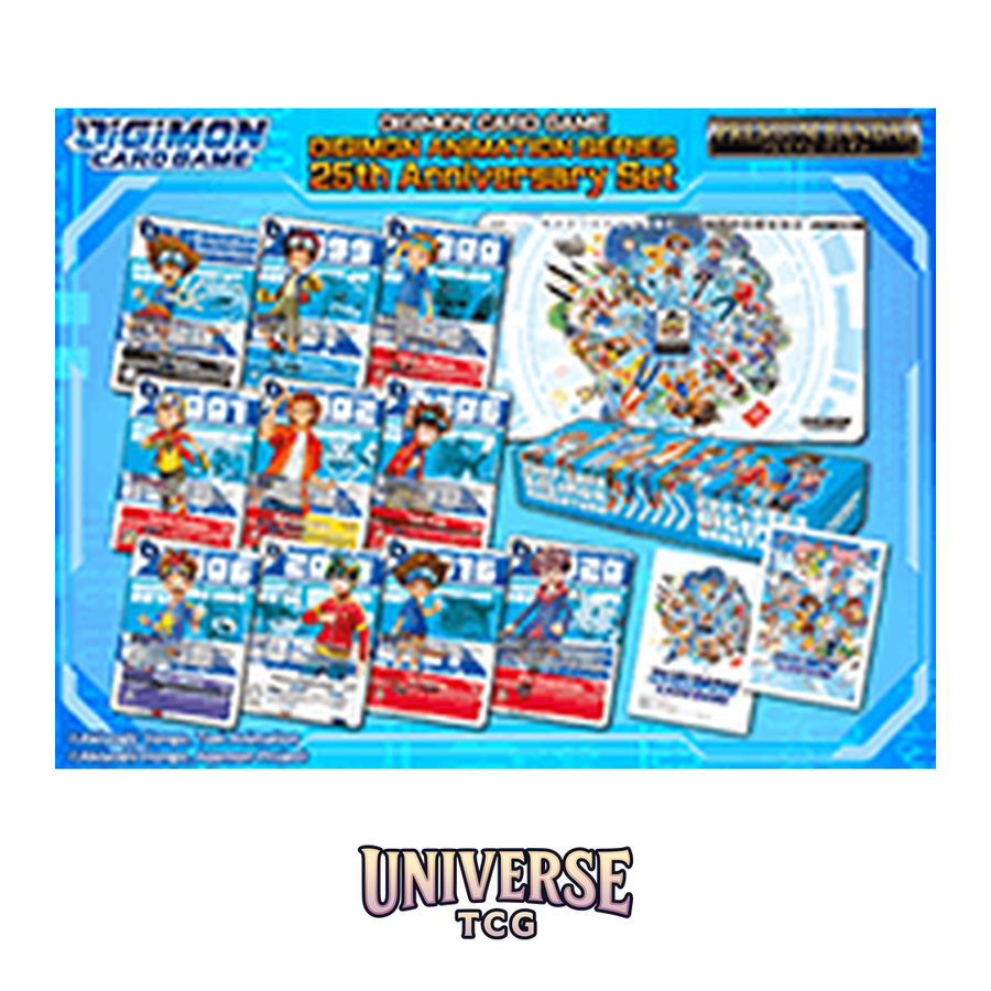 Digimon Card Game PB-20 Premium Set Digimon Animation Series 25th Anniversary Set - English