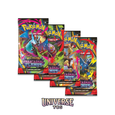 Pokémon TCG: Phantasmal Flames (English) Booster Pack – 10 Cards