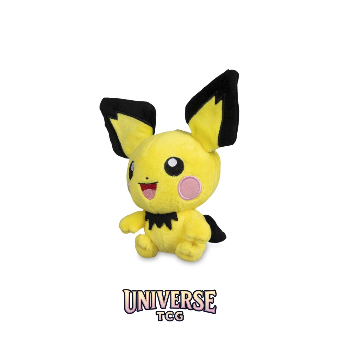 Pichu Sitting Cuties Plush - 17.75 cm