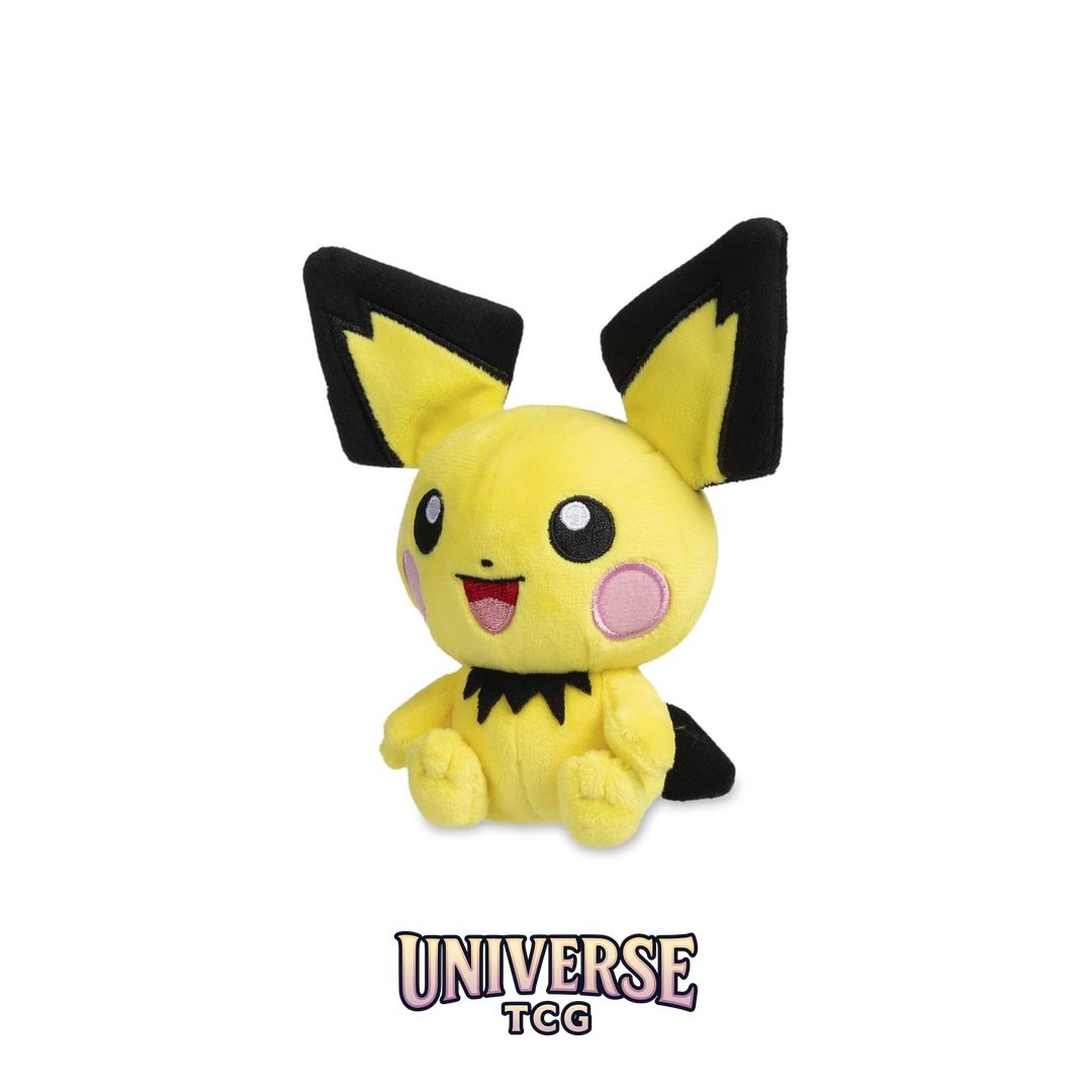 Pichu Sitting Cuties Plush - 17.75 cm