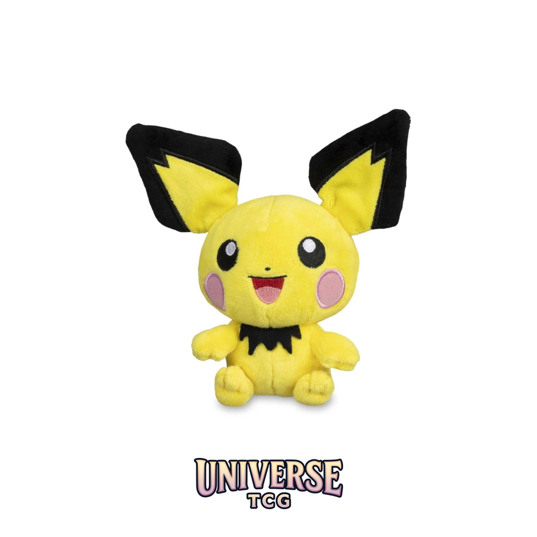 Pichu Sitting Cuties Plush - 17.75 cm