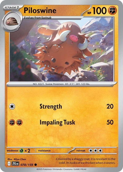 Piloswine - Journey Together (Common) [JTG-078]