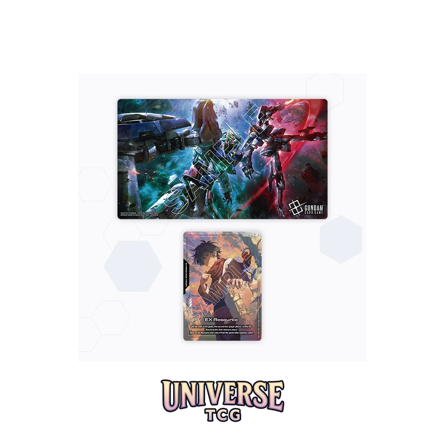 Gundam Card Game – Official Playmat & Card Set – Mobile Suit Gundam 00