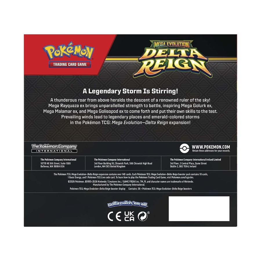 Mega Evolution Delta Reign Booster Box (EN) – Universe TCG