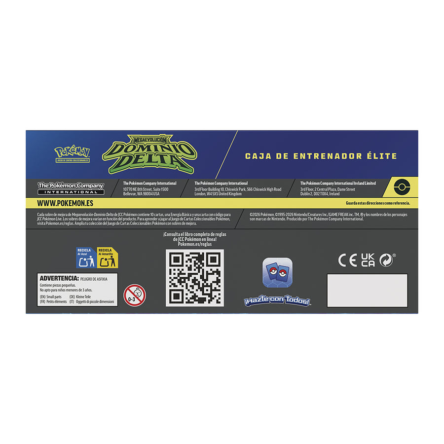 Pokémon TCG Mega Evolution Dominio Delta Elite Trainer Box - Spanish