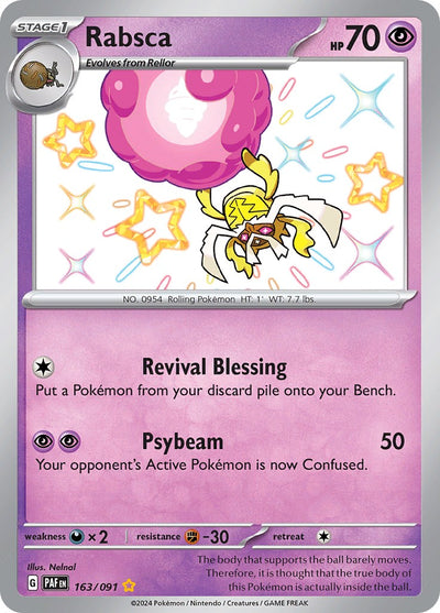 Rabsca - Paldean Fates (Shiny Rare) [PAF-163]