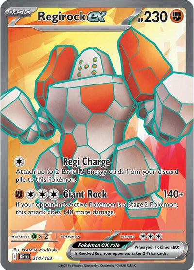 Regirock ex - Destined Rivals (Ultra Rare) [DRI-214]