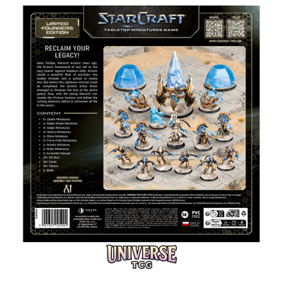 Starcraft TMG: Protoss Starter Set Founders Edition | Complete Army | Archon Studio | Universe TCG