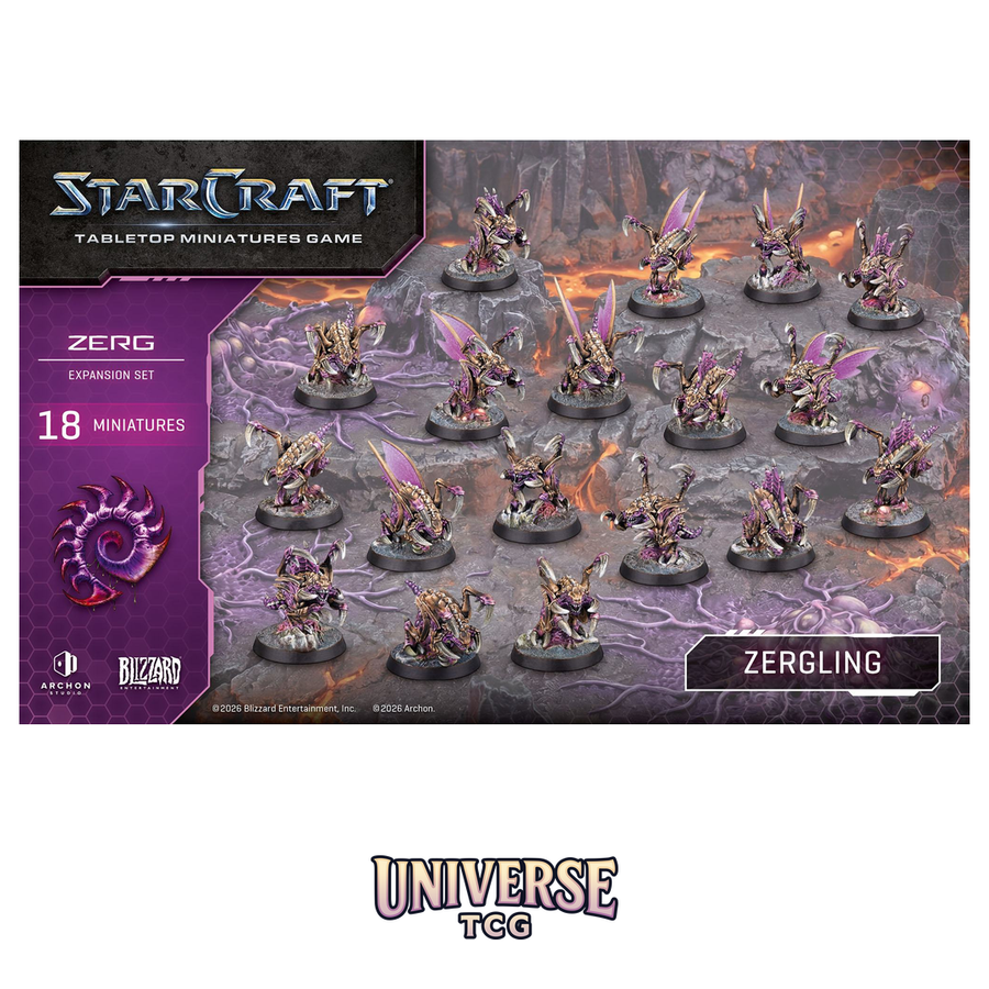 Starcraft TMG: Zerg Expansion Set - Zergling (18 Miniatures) | Archon Studio | Universe TCG