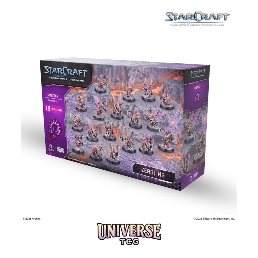 Starcraft TMG: Zerg Expansion Set - Zergling (18 Miniatures) | Archon Studio | Universe TCG