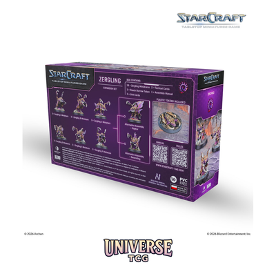 Starcraft TMG: Zerg Expansion Set - Zergling (18 Miniatures) | Archon Studio | Universe TCG
