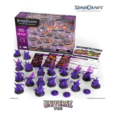 Starcraft TMG: Zerg Expansion Set - Zergling (18 Miniatures) | Archon Studio | Universe TCG
