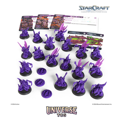 Starcraft TMG: Zerg Expansion Set - Zergling (18 Miniatures) | Archon Studio | Universe TCG
