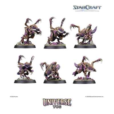 Starcraft TMG: Zerg Expansion Set - Zergling (18 Miniatures) | Archon Studio | Universe TCG