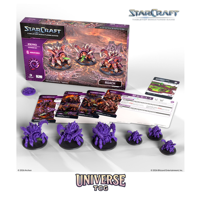 Starcraft TMG: Zerg Expansion Set - Roach (with Evolution Variants) | Archon Studio | Universe TCG