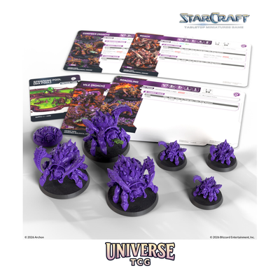Starcraft TMG: Zerg Expansion Set - Roach (with Evolution Variants) | Archon Studio | Universe TCG