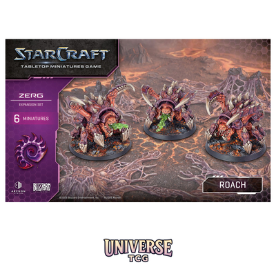 Starcraft TMG: Zerg Expansion Set - Roach (with Evolution Variants) | Archon Studio | Universe TCG