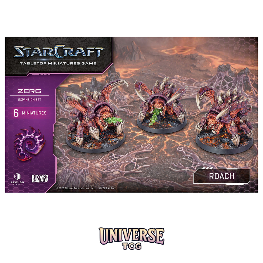 Starcraft TMG: Zerg Expansion Set - Roach (with Evolution Variants) | Archon Studio | Universe TCG