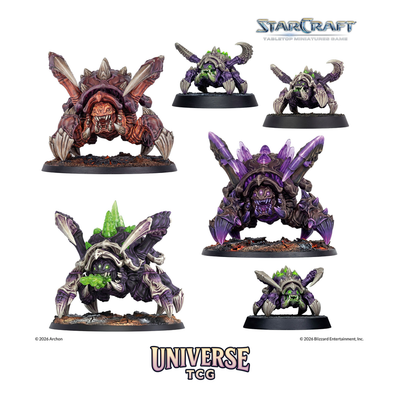 Starcraft TMG: Zerg Expansion Set - Roach (with Evolution Variants) | Archon Studio | Universe TCG
