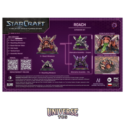 Starcraft TMG: Zerg Expansion Set - Roach (with Evolution Variants) | Archon Studio | Universe TCG