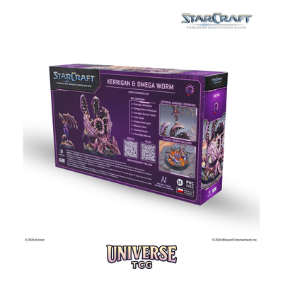 Starcraft TMG: Zerg Hero Expansion - Kerrigan & Omega Worm | Archon Studio | Universe TCG