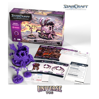 Starcraft TMG: Zerg Hero Expansion - Kerrigan & Omega Worm | Archon Studio | Universe TCG