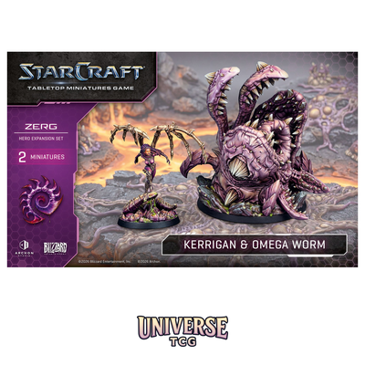 Starcraft TMG: Zerg Hero Expansion - Kerrigan & Omega Worm | Archon Studio | Universe TCG