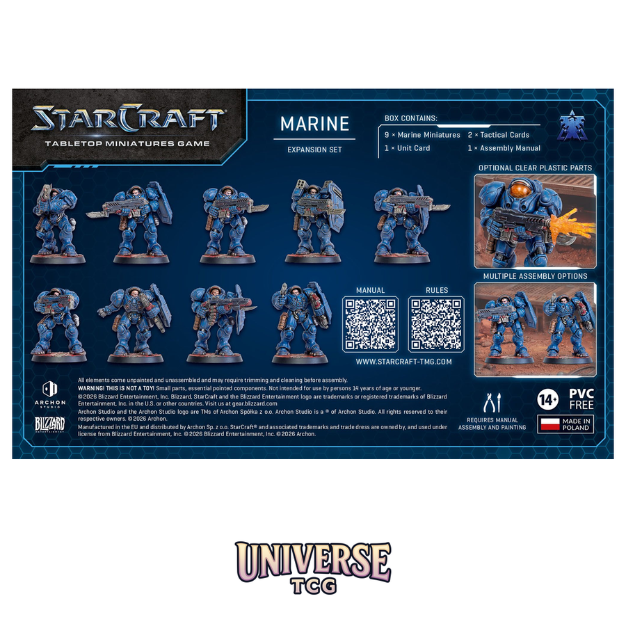 Starcraft TMG: Terran Expansion Set - Marine | Archon Studio | Universe TCG