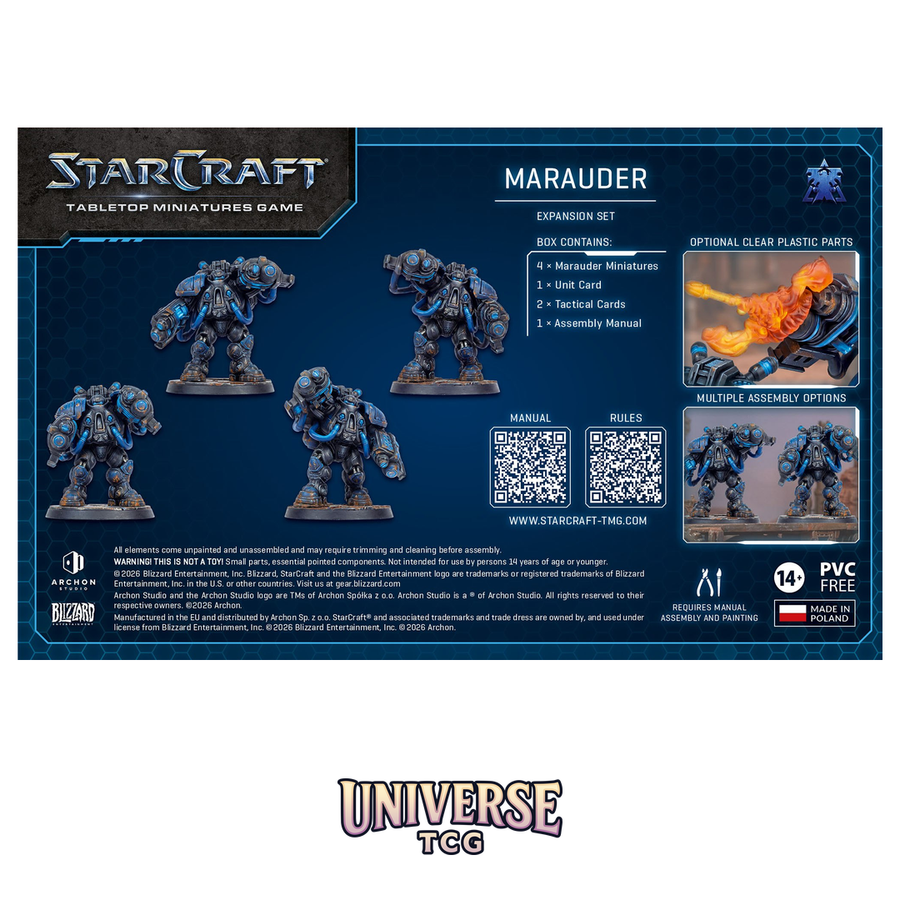 Starcraft TMG: Terran Expansion Set - Marauder | Archon Studio | Universe TCG