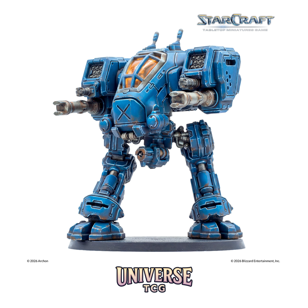 Starcraft TMG Terran Expansion Set featuring Goliath combat walker miniatures by Archon Studio - View 8