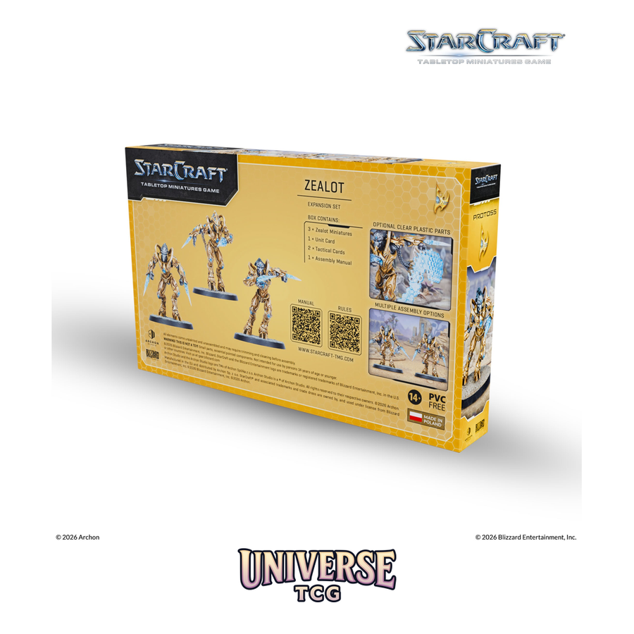 Starcraft TMG: Protoss Expansion Set - Zealot | Archon Studio | Universe TCG