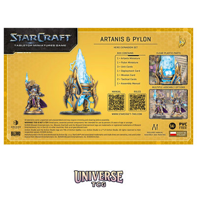 Starcraft TMG: Protoss Hero Expansion - Artanis & Pylon | Archon Studio | Universe TCG