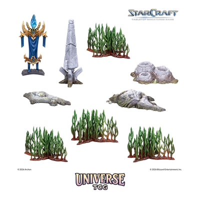 Starcraft TMG: Terrain Expansion Lost Temple | Iconic Map Terrain | Archon Studio | Universe TCG